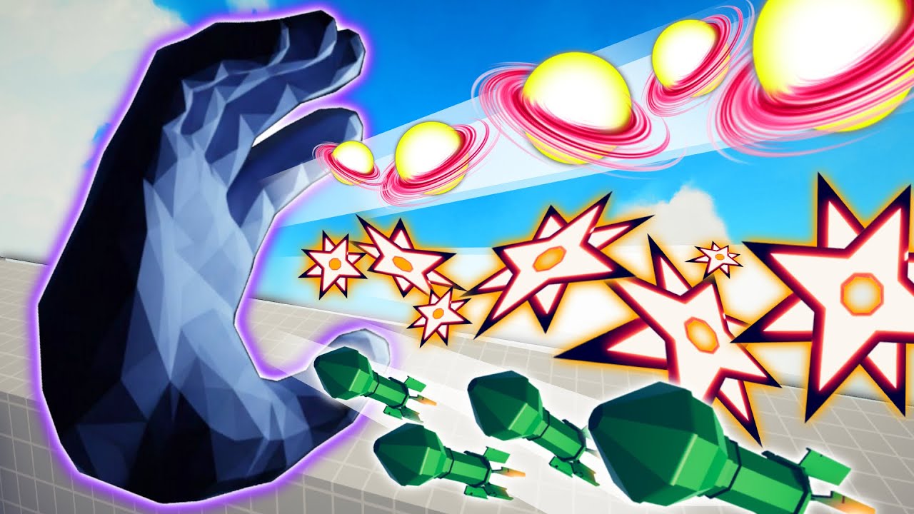 Тёмная Рука против всего сверхмощного дальнобойного оружия | Вкладки - Абсолютно точный симулятор...