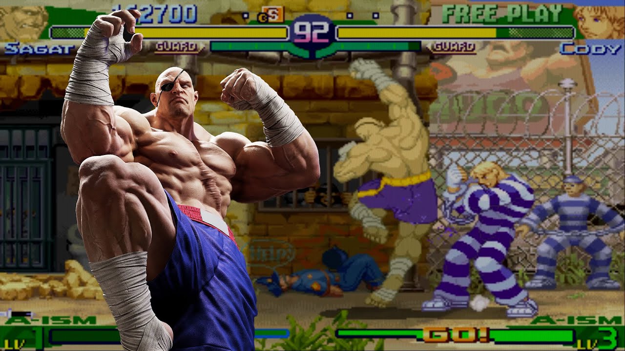 Street Fighter alpha 3  | Full Gameplay With Sagat