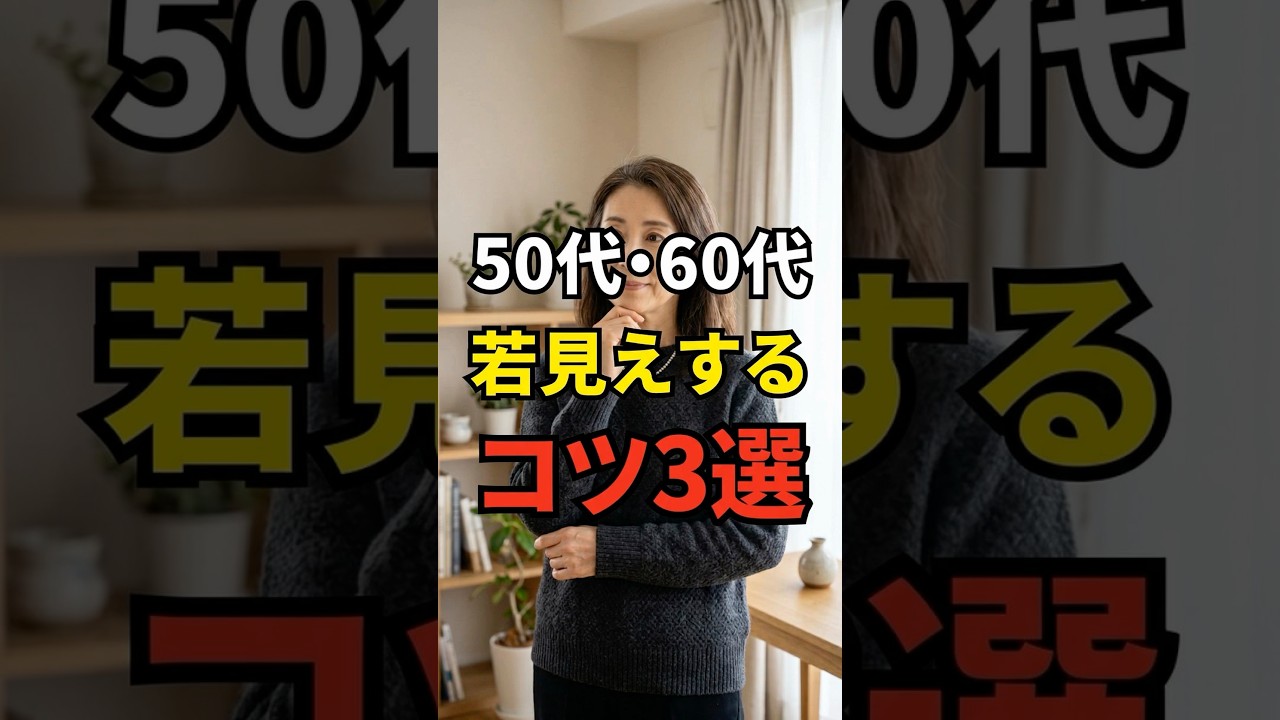 【若見えする】若く見える60代がやめたファッションのNG3選 #シニアファッション #おしゃれ #女性 #シニア #shorts