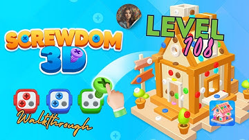 Screwdom 3D Level 108