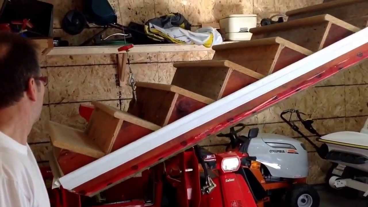 Fermeture escalier de garage YouTube