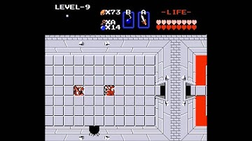 Legend of Zelda (NES) 100% Walkthrough/Playthrough Part 18: Dungeon 9  (Second Quest) & True Ending