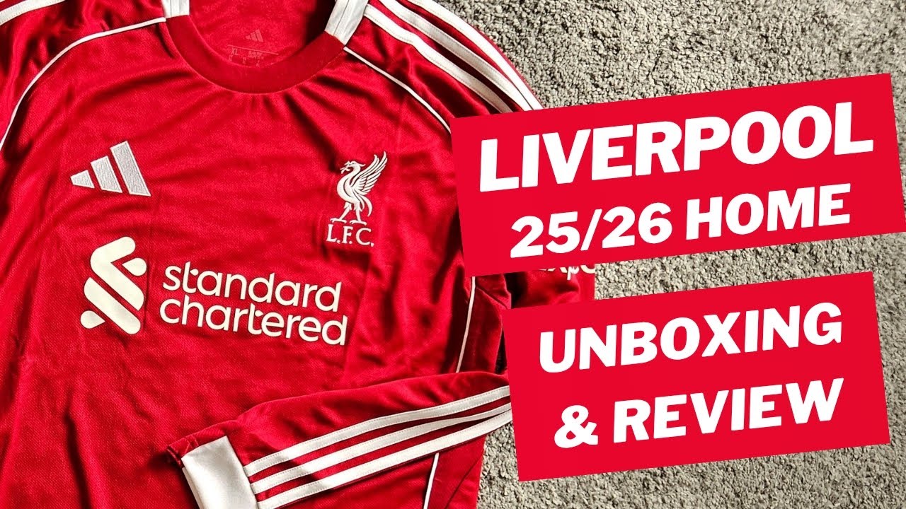Liverpool 2025-26 ホームユニフォーム 長袖 マーキングなし Liverpool 2025-26 ホームユニフォーム 長袖 マーキングなし