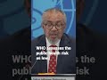 WHO Director-General Dr Tedros updates on hantavirus at press conference