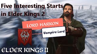 Five Interesting Starts in Elder Kings 2
