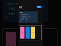Gap property in flex #css #webdesign #html #webdevelopment