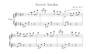 “Secret Garden” by Mayumi Kato FREE SHEET MUSIC P. Barton, FEURICH piano chords