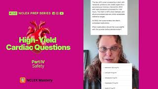 Part IV | Cardiac Questions for the NCLEX