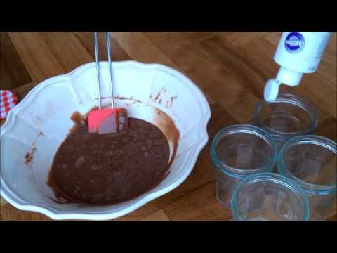 Picknick Chocolate Pear Cake in a Jar