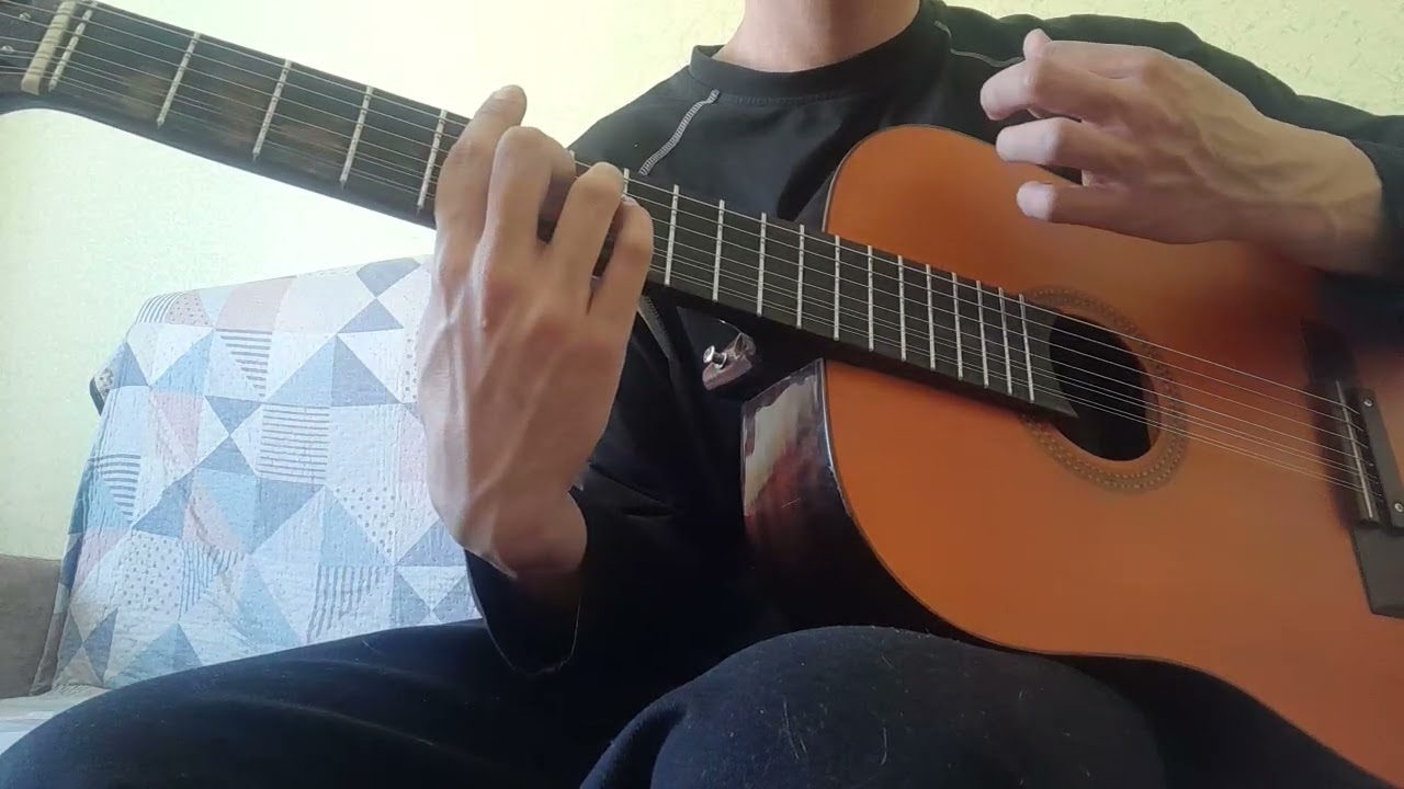 12 струнная гитара фабрики Им. Луначарского. 87г | Звук гитары 87 года.