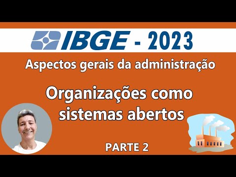 Aspectos gerais da administração Organização como sistemas abertos parte 2