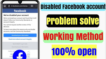 We have disabled your account Facebook || How to recover permanently disabled Facebook account 2025