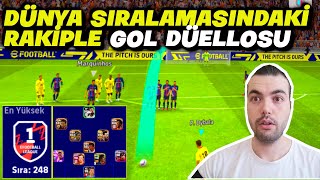 DÜNYA SIRALAMASINDAKİ RAKİPLE EFSANE MAÇ  GOL DÜELLOSU ( EFOOTBALL 2023 MOBILE )