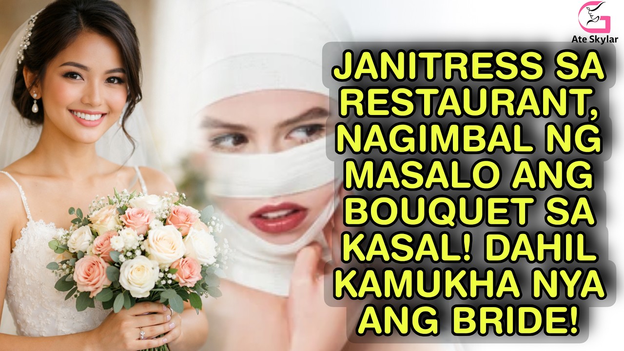 JANITRESS SA RESTAURANT, NAGIMBAL NG MASALO ANG BOUQUET SA KASAL! DAHIL KAMUKHA NYA ANG BRIDE!