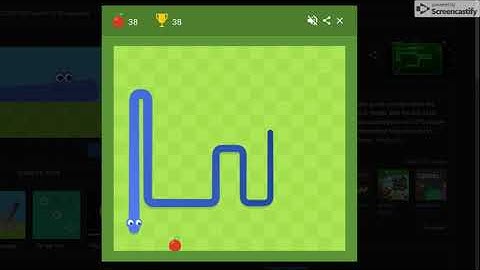 google snake but if i die the video ends