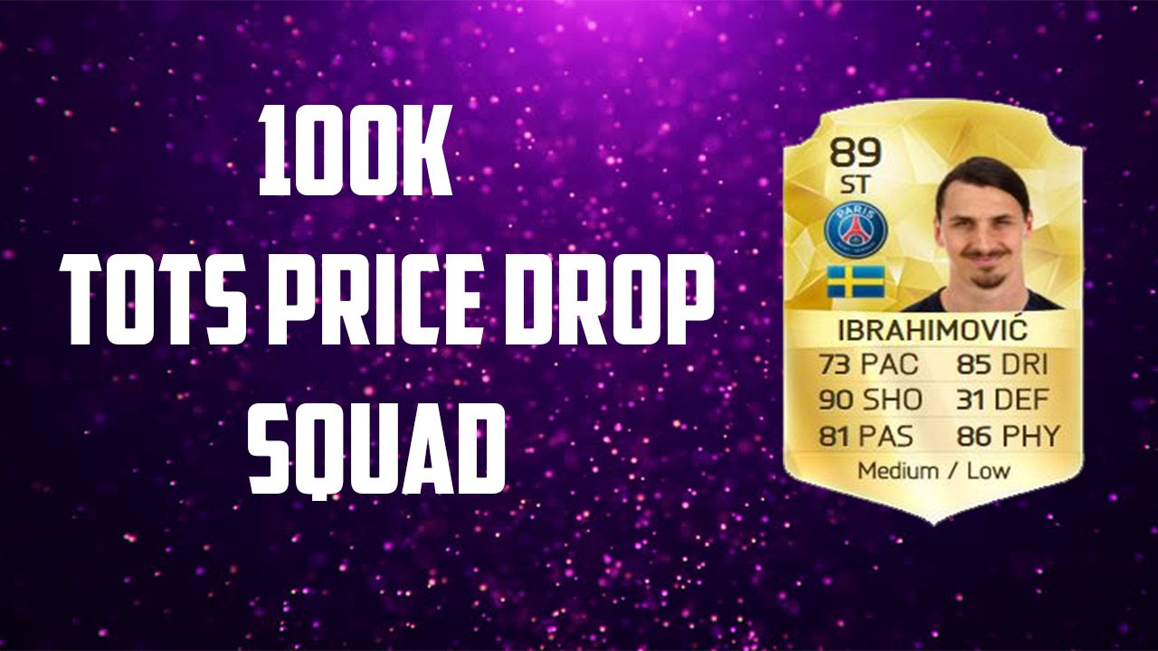 100k Squad Builder FIFA 16 (PS4)