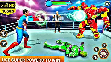 Real robot fighting games – Robot Ring battle 2022 – Android Gameplay @OddmanGames