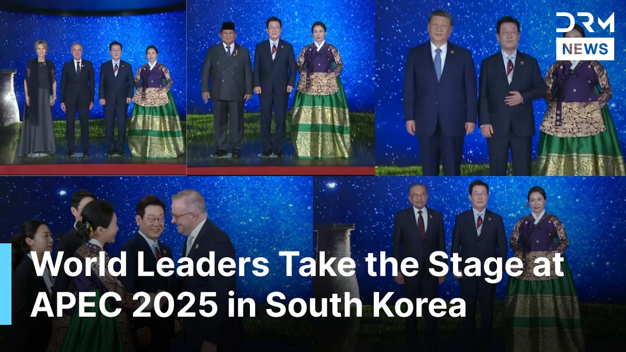FULL ARRIVAL: Xi Jinping, Mark Carney, Albanese & World Leaders at APEC Summit in South Korea | AC1G