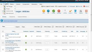 Add images to Joomla