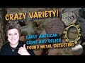 CRAZY VARIETY!  |  Early American COINS and RELICS Found Metal Detecting