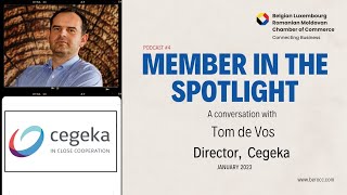 Members in the Spotlight #4 with Tom de Vos from CEGEKA