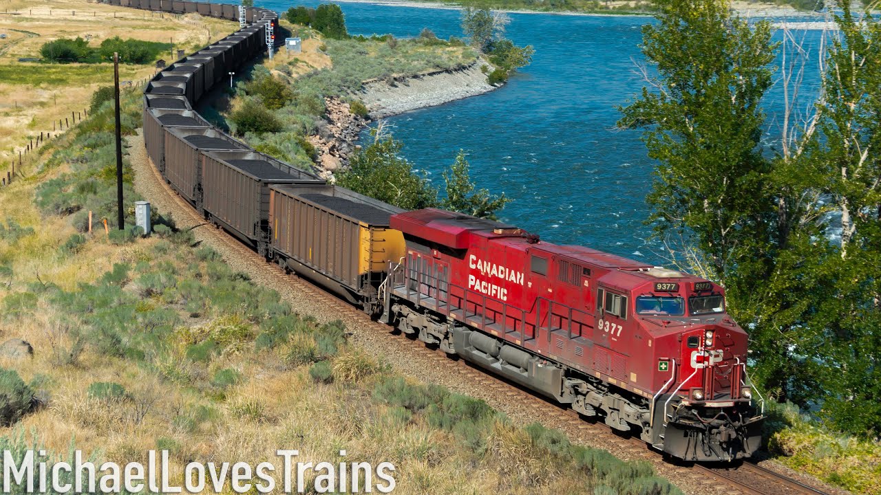Extreme Canadian Freight Trains in the Thompson River Canyon YouTube