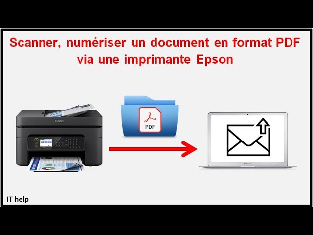 Scanner, numériser un document en format PDF via une imprimante Epson puis  l'envoyer par Gmail 