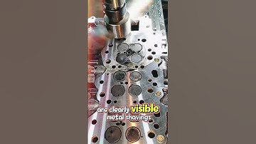 The engine cylinder head is undergoing a precision milling process#shorts #satisfying #working #diy