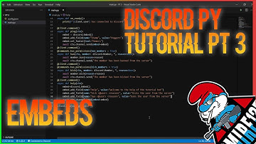 Embeds | Discord.py Tutorial | Part 3 | FREE 2021