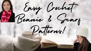 Beginner Friendly Beanie &amp; Scarf Crochet Projects - Free Pattern Review!!!