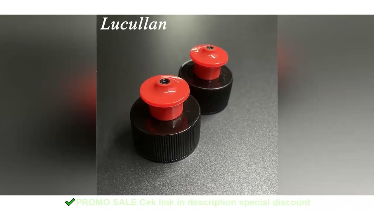 Lucullan 28MM Car Care Wax/Tire Shine Bottle Pull Top Caps Portable Liquid Dispenser Detailing Tools
