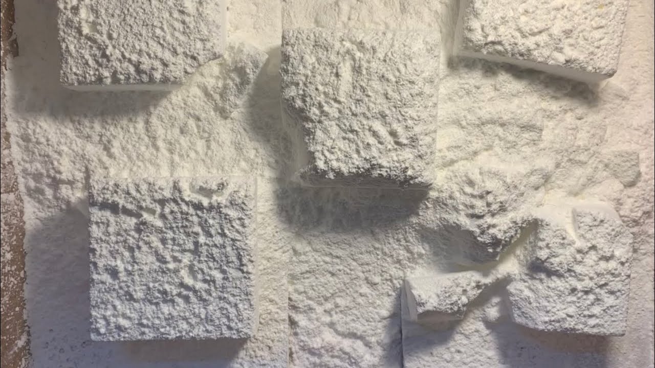 5 Blocks of Gym Chalk topped with Baby Powder & Corn Starch - YouTube