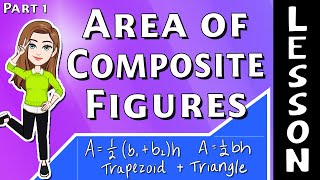 How to Find the Area of Composite Figures Part 1 | 7th Grade Math
