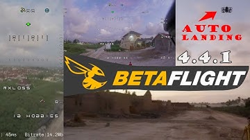 TEST AUTO LANDING BETAFLIGHT 4.4.1 | FAILSAFE & SWITCH GPS RESCUE | CINEWHOOP 3 INCH