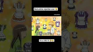 Best anime rejection of all time 😂| maid-sama ✨| #anime #shoujo #usui #animemoments #love