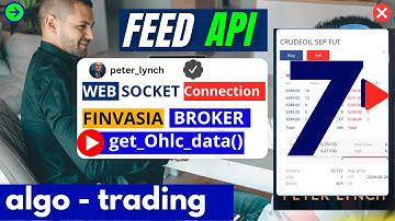Web socket connection for live stock price | Algo trading using python from Finvasia Trading Broker
