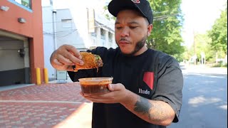 Eating restaurant LEFTOVERS for 24 hours !