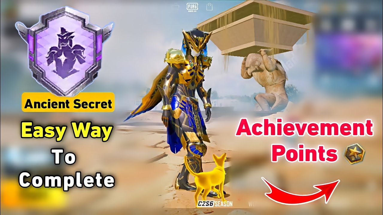 Complete Ancient Secret Achievements Points | PUBG Mobile