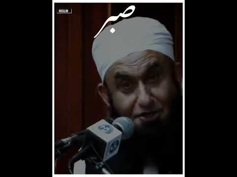 sabr karna seekho|🤫tariq jameel status| emotional bayan status |hazrat touching lines🥺| #AmMuslim