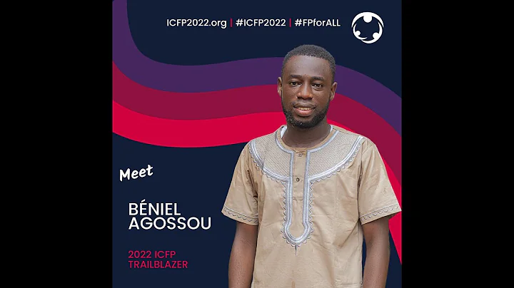 ICFP 2022 Trailblazer Award Winner Béniel Agossou
