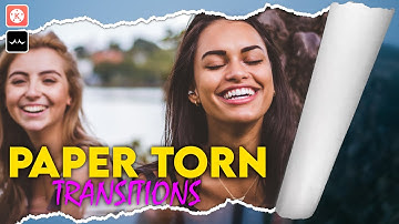 Paper Torn Transitions in Kinemaster