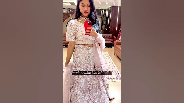 Engagement Lehenga Choli😍Shopping in Chandni Chowk#shorts #ashortaday #lehenga #lehengacholi