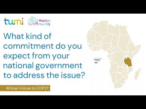 Mwanza African Voices Towards COP27