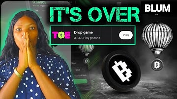 BLUM AIRDROP: The End of Blum Drop Game