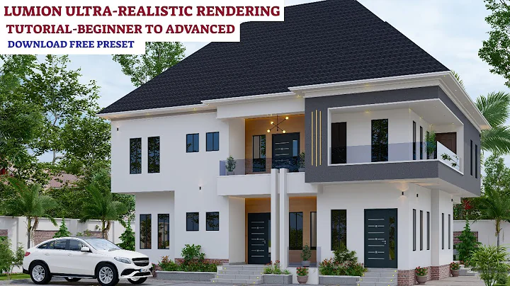 How to create a realistic daylight exterior rendering in lumion -Step by Step tutorial for beginners