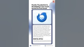 Big News: Mozilla Thunderbird is Taking on Gmail!