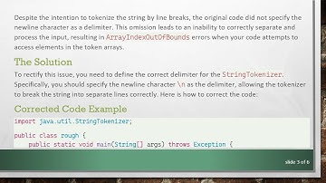 Resolving StringTokenizer Issues in Java: How to Fix ArrayIndexOutOfBounds Errors