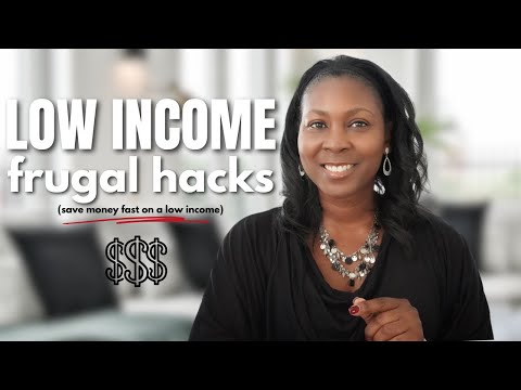 8 Low Income Frugal Hacks (save money fast on a low income) | FRUGAL LIVING TIPS