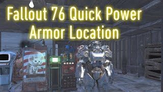 Fallout 76 Quick Power Armor Location