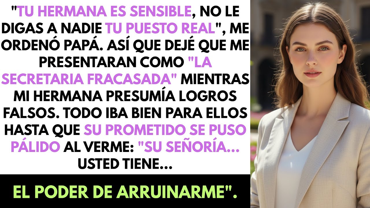 Mis Padres Me Prohibieron Decir Que Soy Jueza Para No Opacar A Mi Hermana, Pero Su Novio Me Expuso.